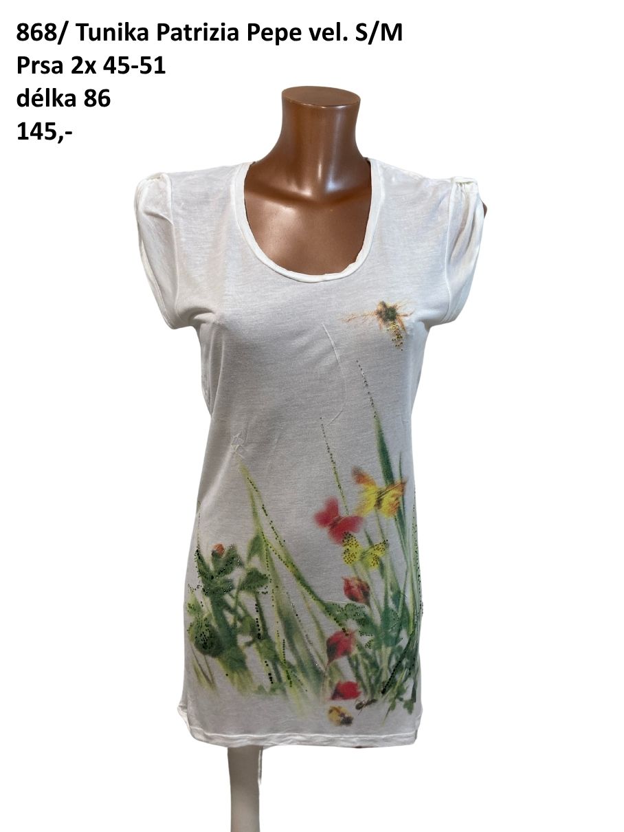 Dlouhé triko Patrizia Pepe vel. S/M