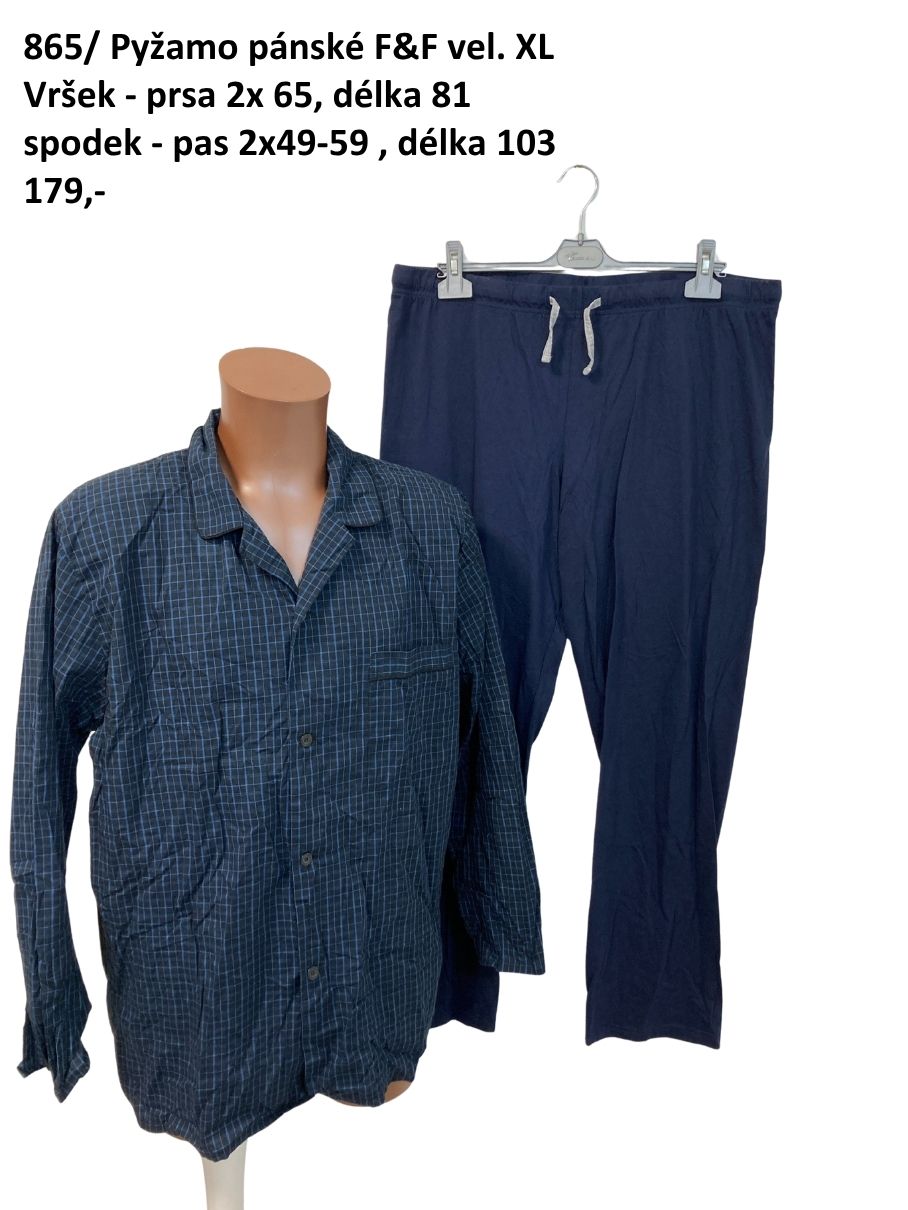 Pánské pyžamo F&F vel. XL