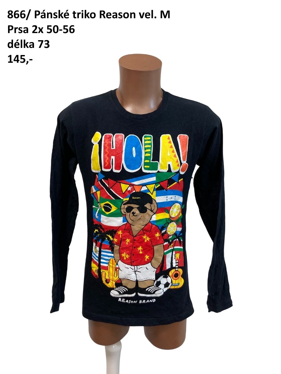 Pánské triko Reason vel. M