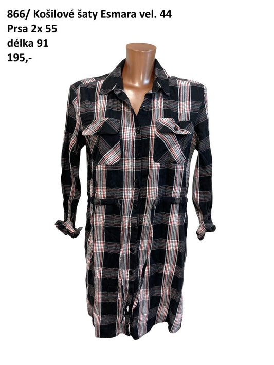 Košilové šaty Esmara vel. 44