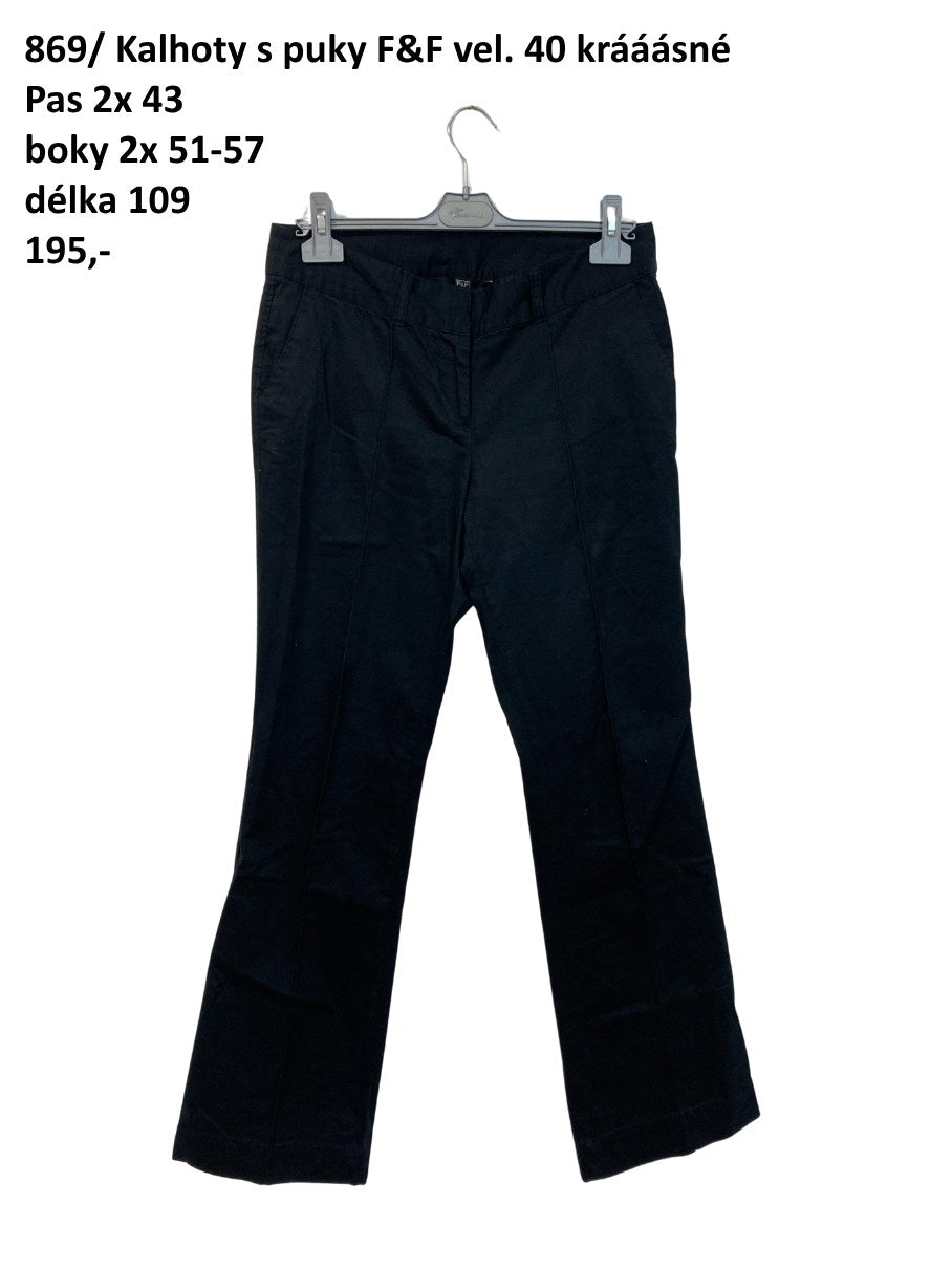 Kalhoty F&F vel. 40