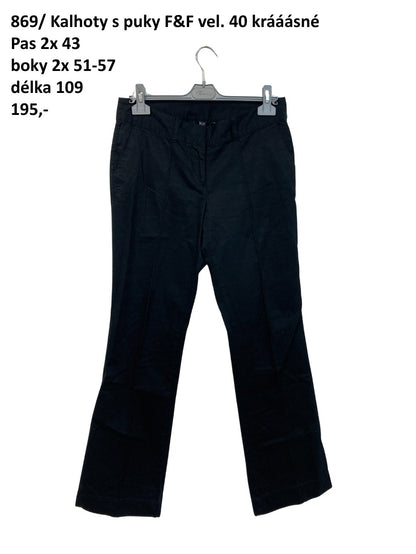 Kalhoty F&F vel. 40