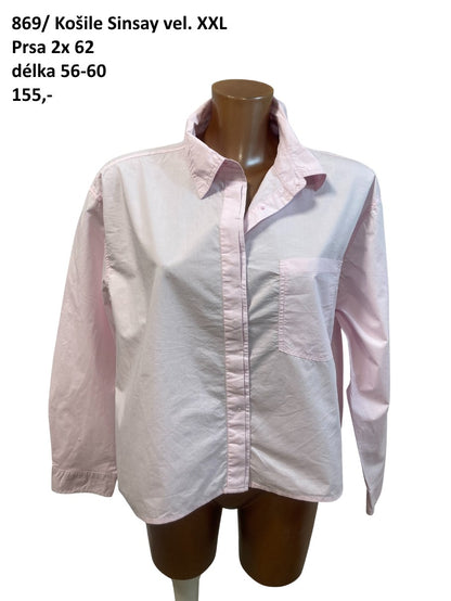 Košile Sinsay vel. XXL