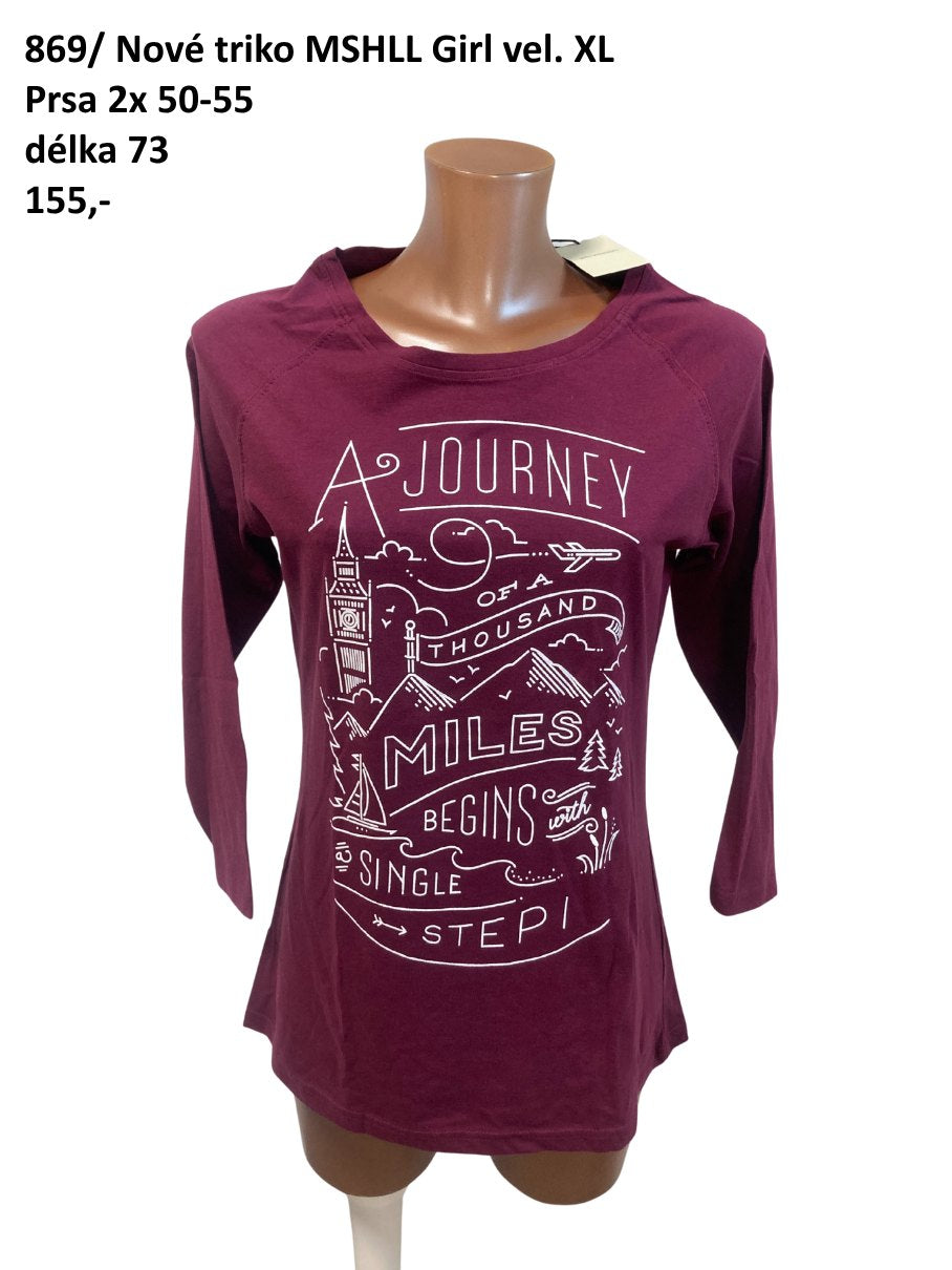 Nové triko MSHLL Girl vel. XL