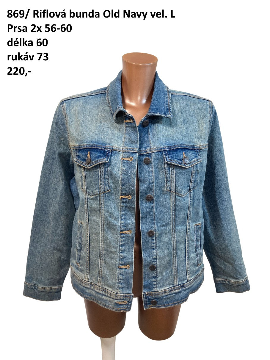 Riflová bunda Old Navy vel. L