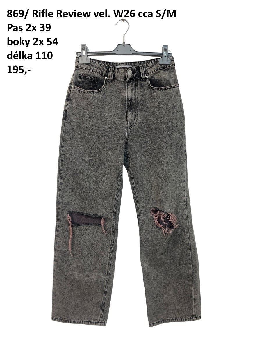 Široké trhané rifle vel. S/M