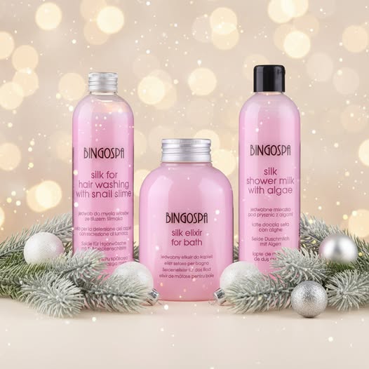 Hedvábná sada pro péči o tělo