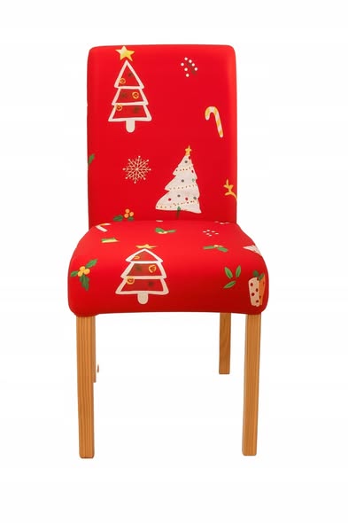 Vánoční potah na židli