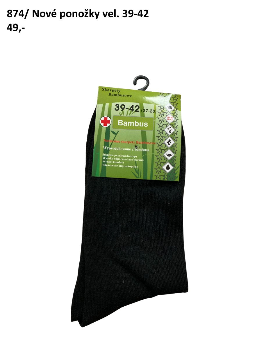 Nové ponožky vel. 39-42