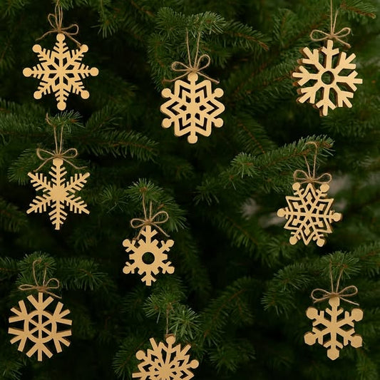 Dřevěné vánoční ozdoby