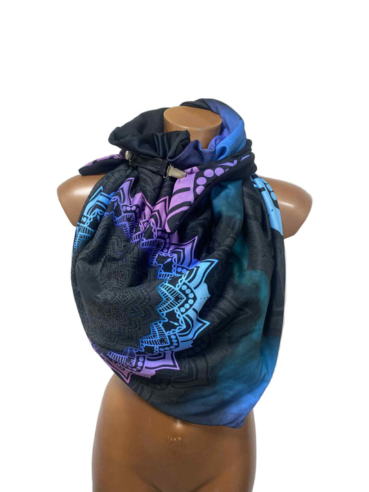 Handmade šátkošála - mandala