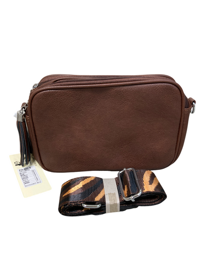 Dámská crossbody kabelka - hnědá