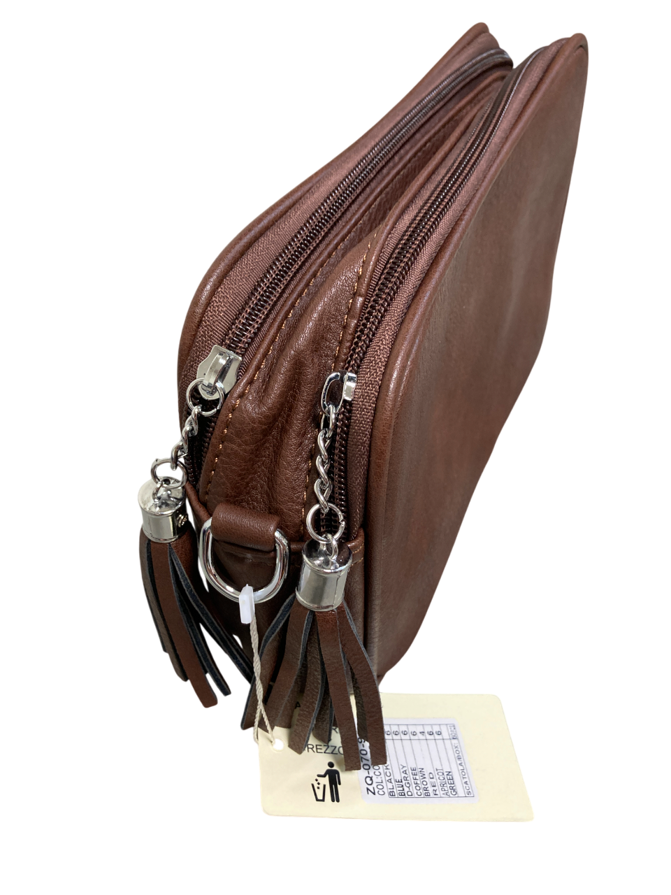 Dámská crossbody kabelka - hnědá