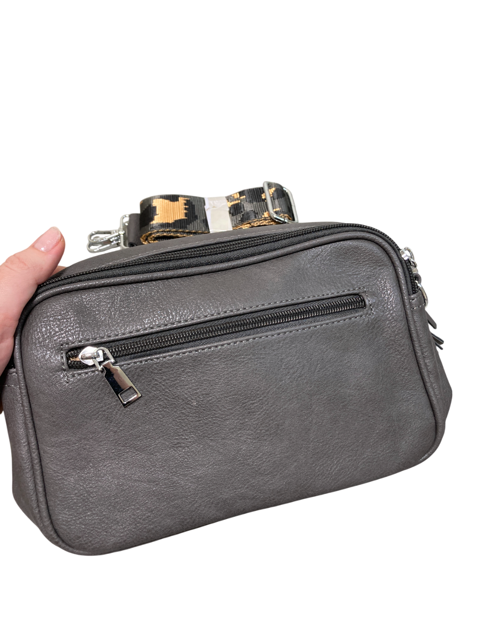 Dámská crossbody kabelka - šedá