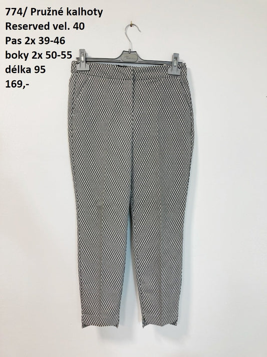 Pružné kalhoty Reserved vel. 40 |second hand|